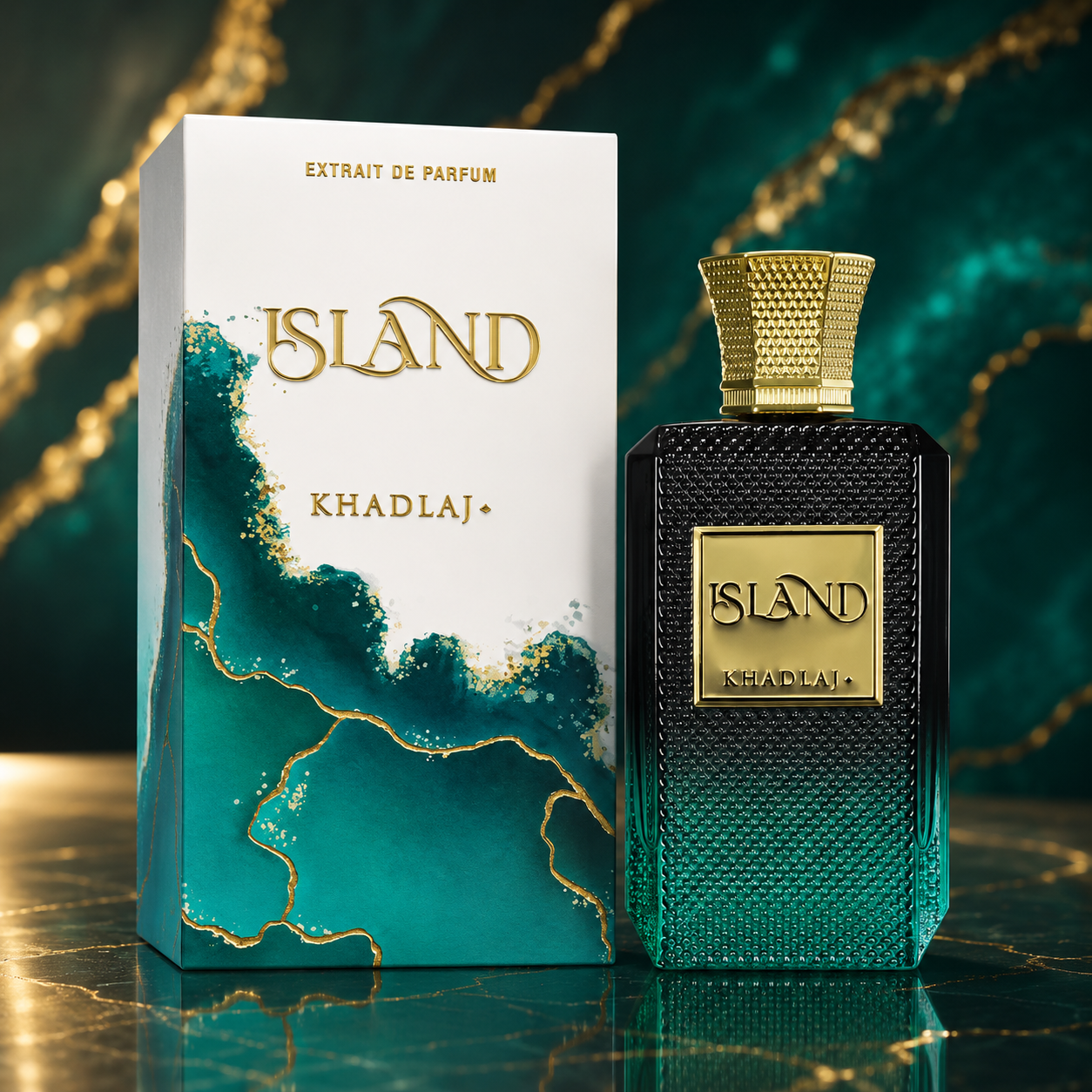 Home Bar Accessories - KHADLAJ Island Extrait De Parfum Spray,