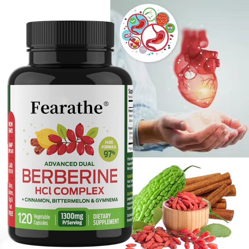 Bitters Bottle Set - Berberine HCl Capsules with Bitter Melon