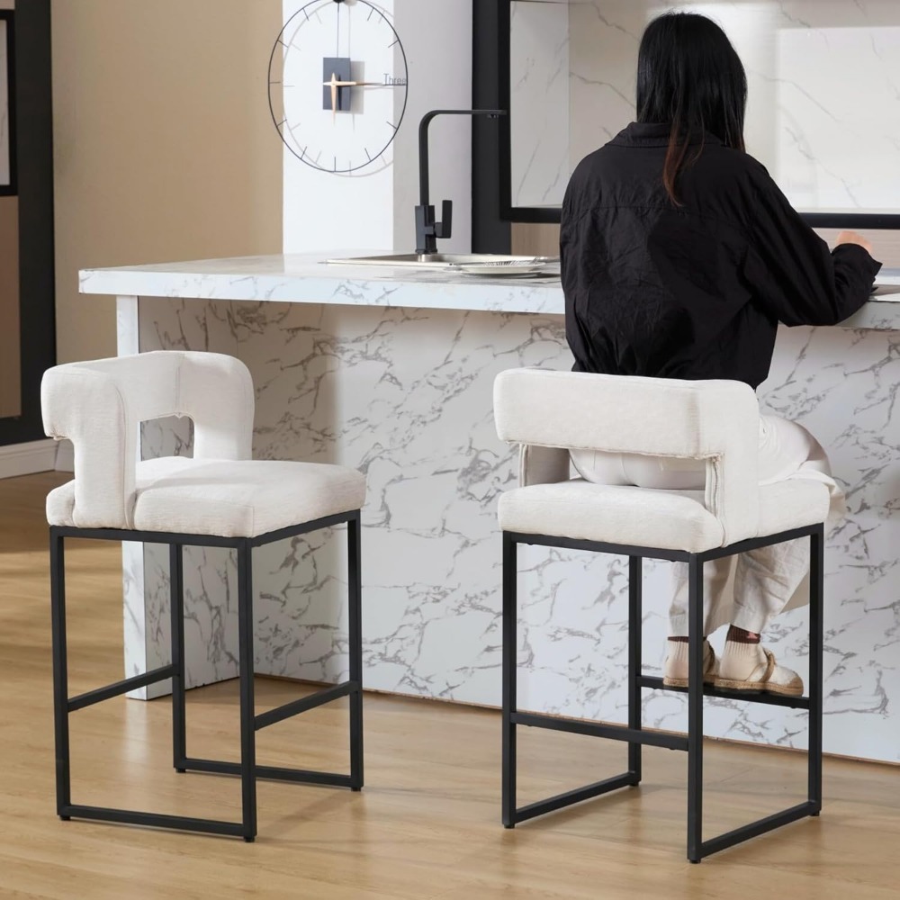 Home Bar Stools - Modern Bar Stools Set of 2,