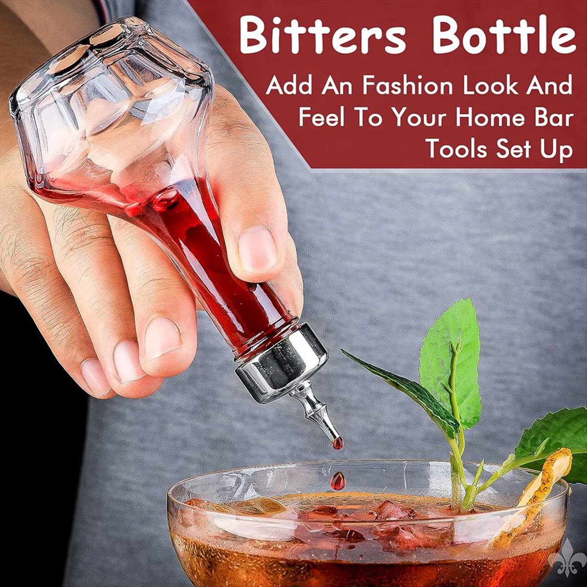 A75K 6 PCS Bitters Bottle Set  - Bitters Bottle Set ulasan dan harga