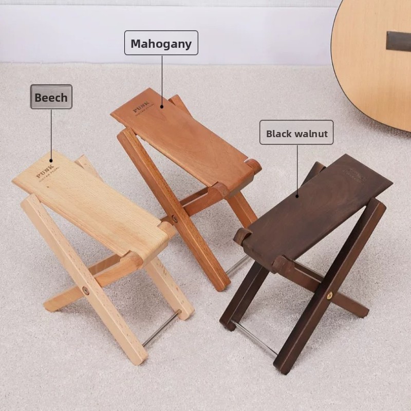 Solid Wood Folding Guitar Foot - Home Bar Stools ulasan dan harga
