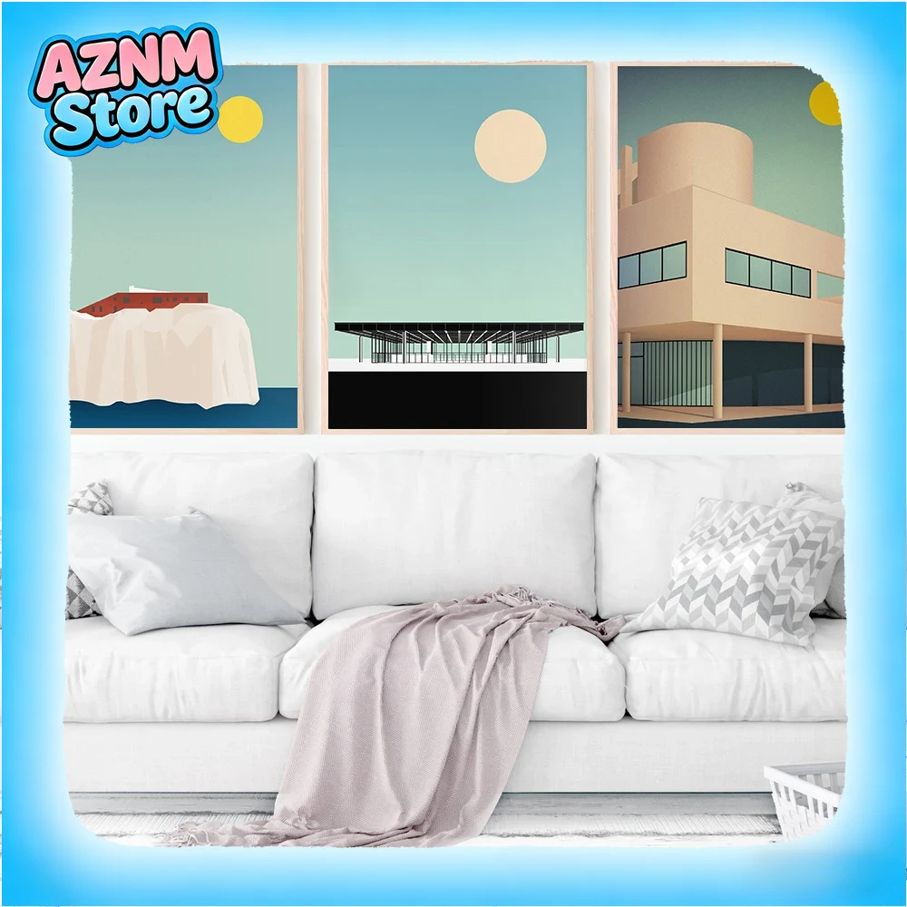 1pc frameless Modern Minimalis - Home Barcelona ulasan dan harga