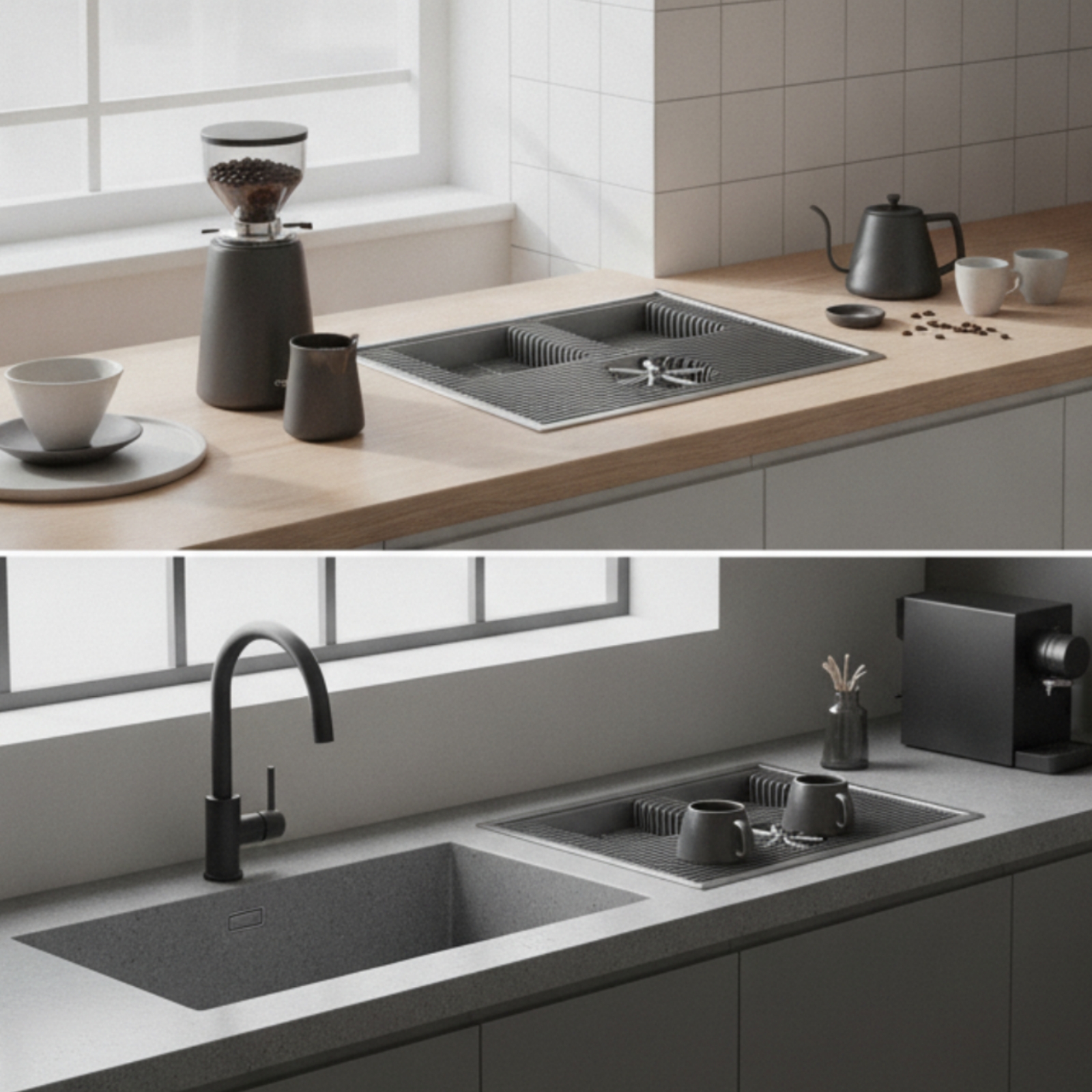 Flat Coffee Drainage Tray Buil - Home Barista ulasan dan harga