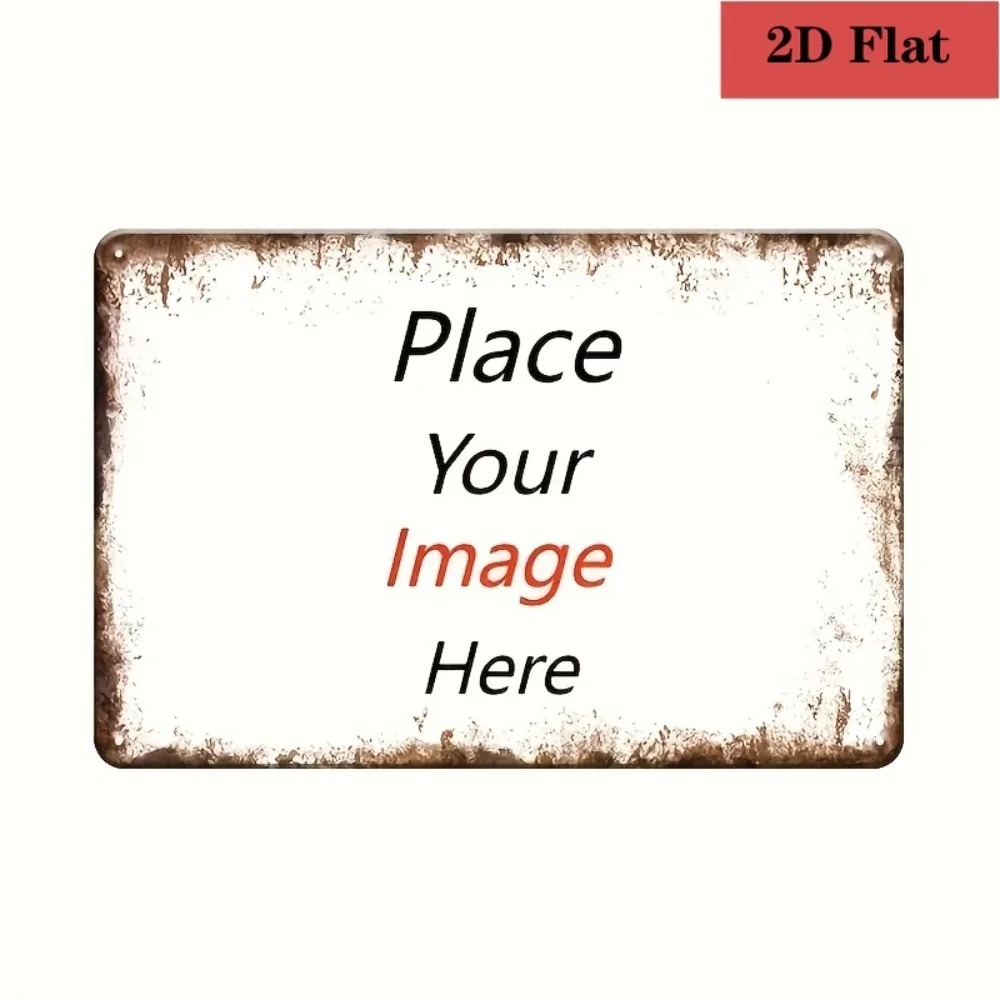8×12Inch Customizable Metal Pl - Home Bar Accessories ulasan dan harga