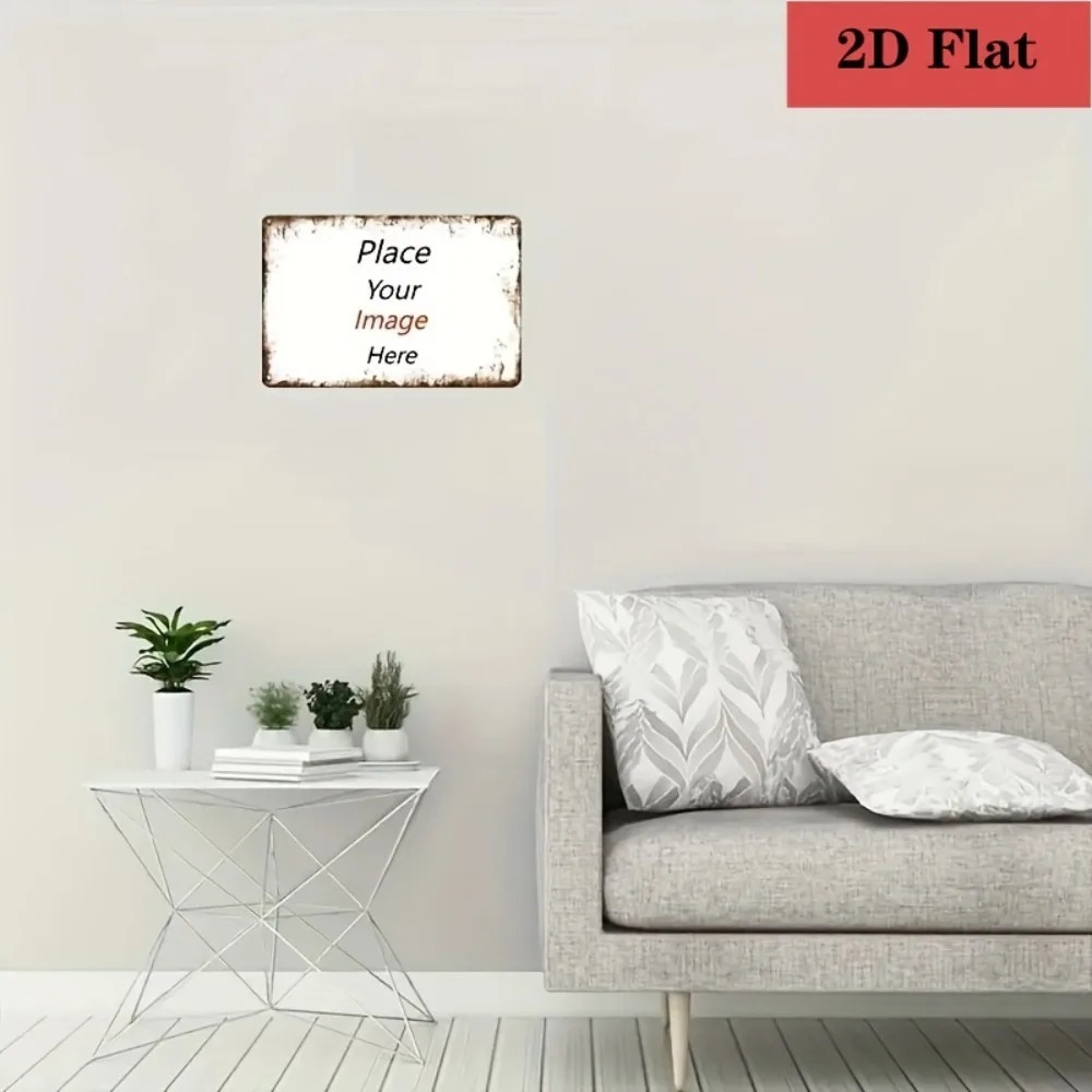 8×12Inch Customizable Metal Pl - Home Bar Accessories ulasan dan harga