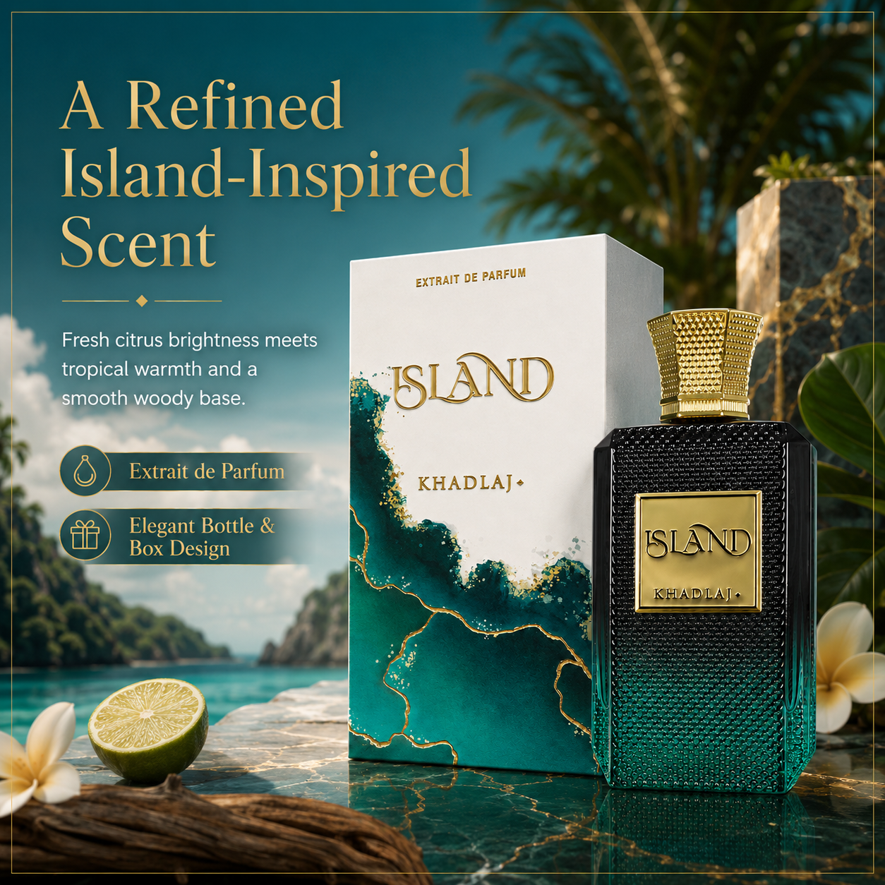 KHADLAJ Island Extrait De Parf - Home Bar Accessories ulasan dan harga