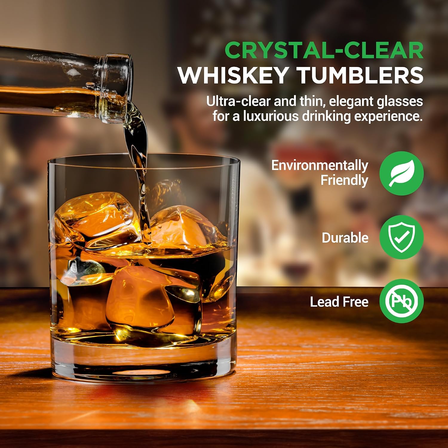 Whiskey Glass Set of 2 – 10 Oz - Home Bar Set ulasan dan harga