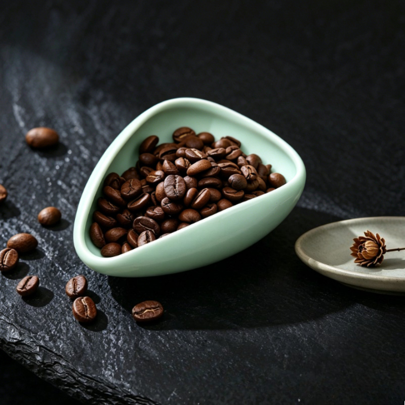 multicolour Coffee Bean Plate  - Home Bar Accessories ulasan dan harga