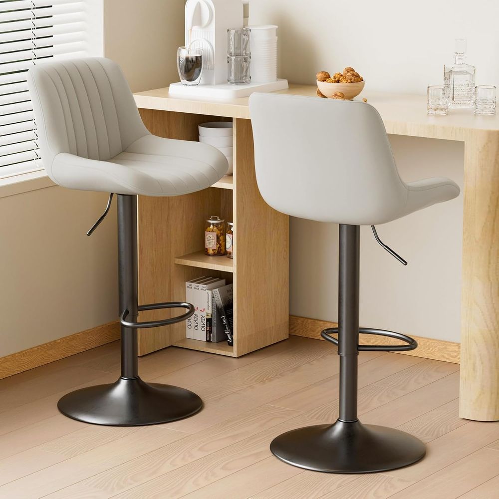 Bar Stools Set o 2, Adjustable - Home Bar Stools ulasan dan harga