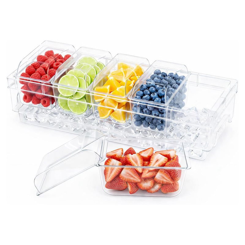 AB46-For Bar Supplies, Chilled - Garnish Tray Set ulasan dan harga