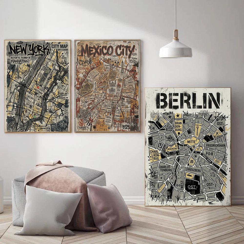 Urban Hand-Drawn Streets Graff - Home Barcelona ulasan dan harga