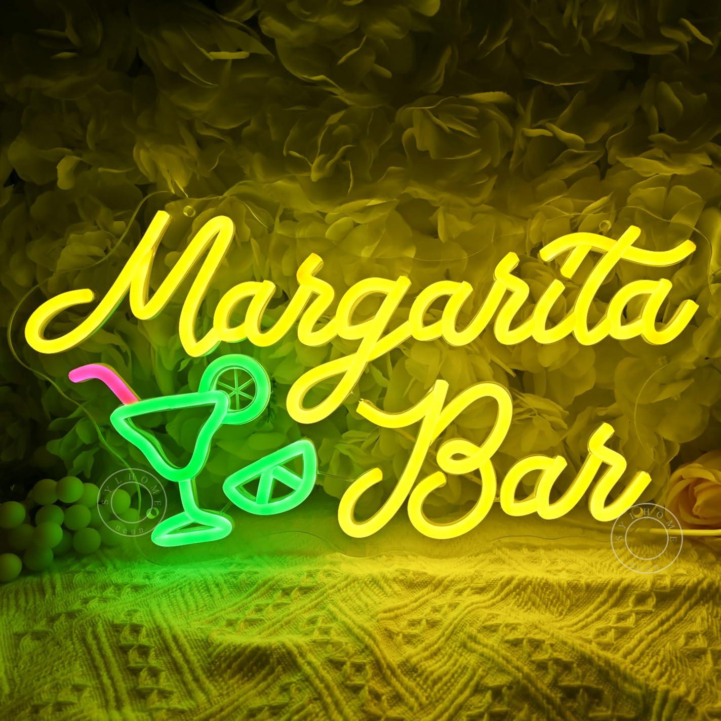 Margarita Bar Neon Sign Dimmab - Home Bar And Kitchen ulasan dan harga