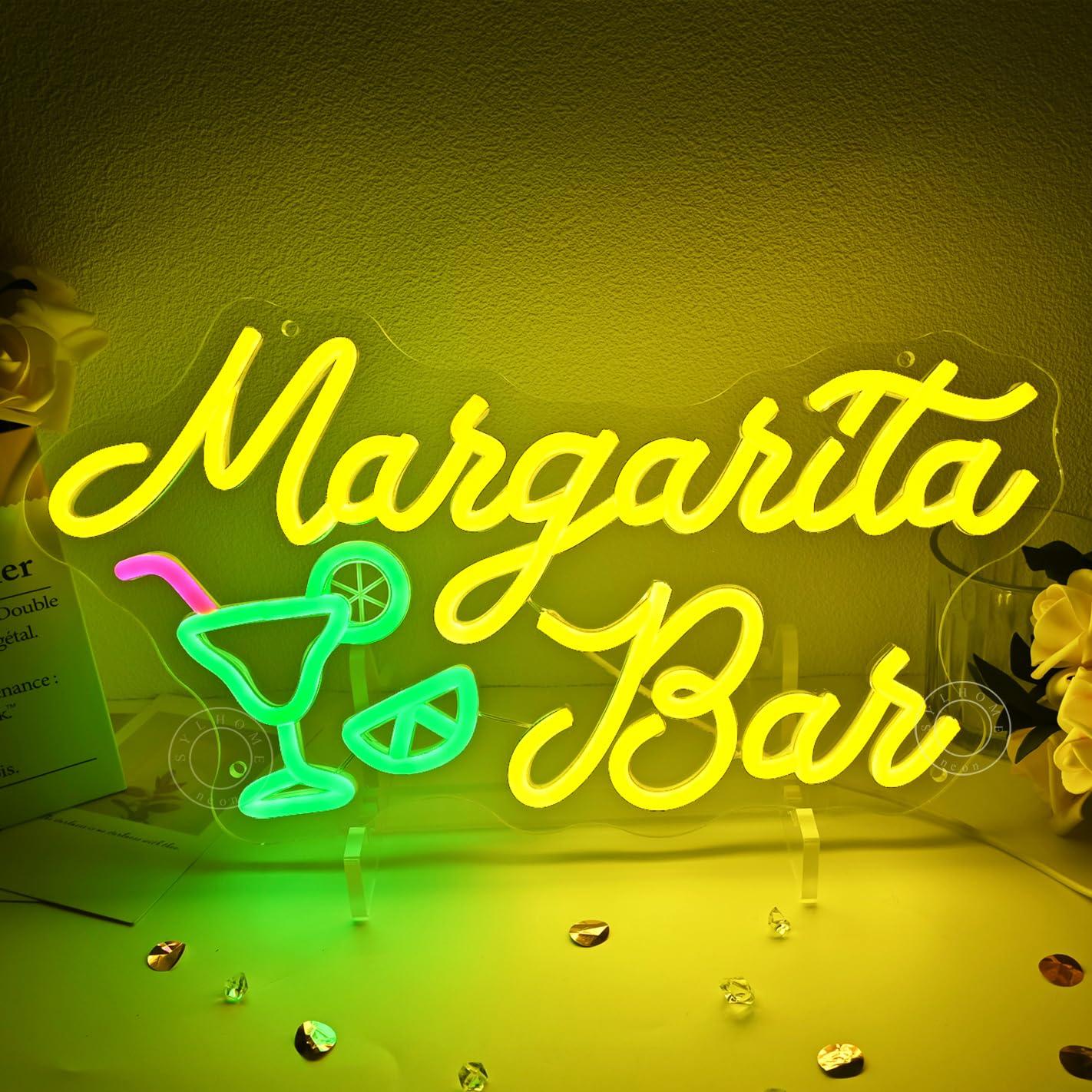 Margarita Bar Neon Sign Dimmab - Home Bar And Kitchen ulasan dan harga