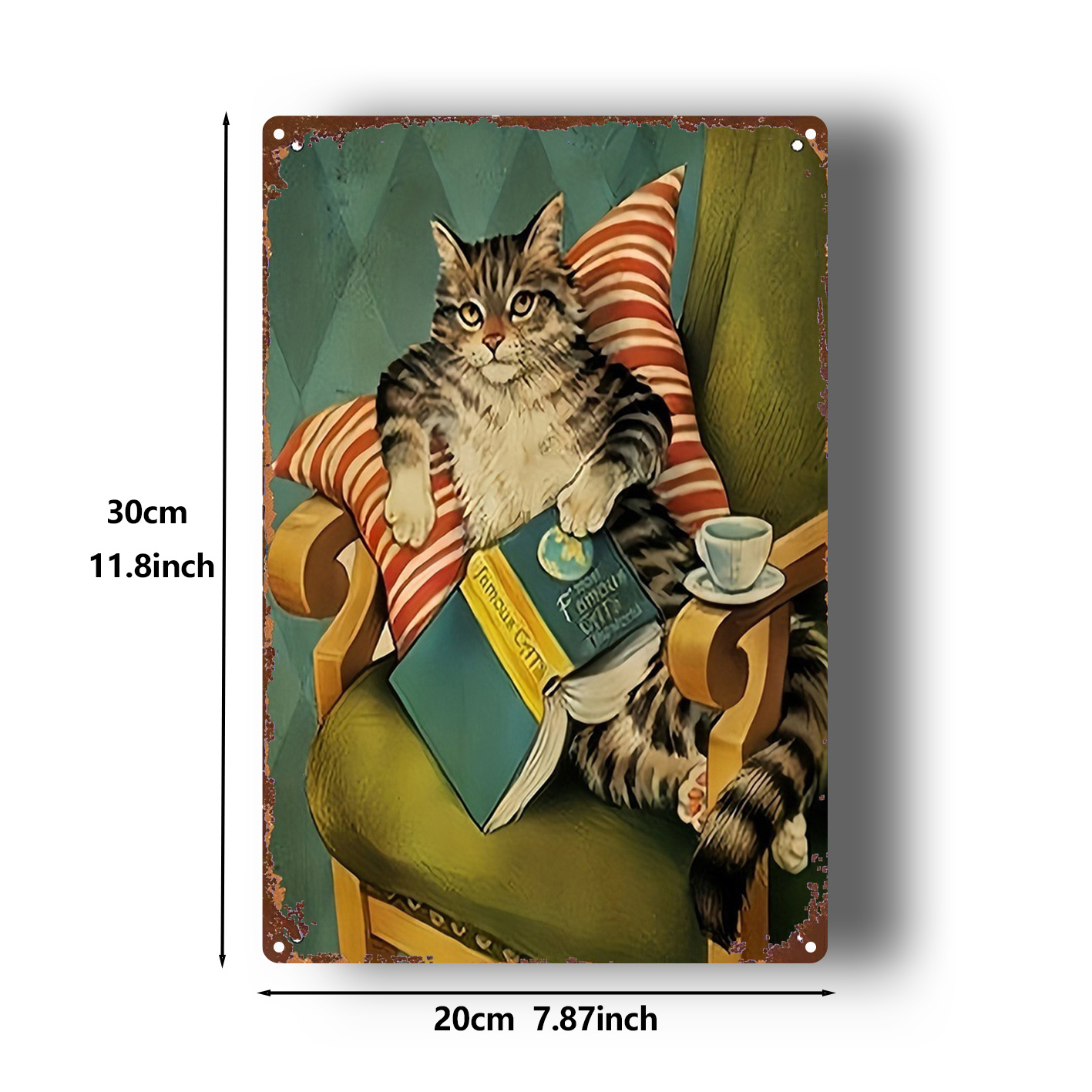 2D Flat, 1pc, Metal Sign, Vint - Home Bar And Kitchen ulasan dan harga