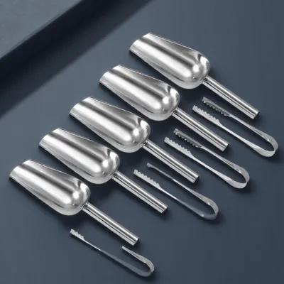 5Pcs Stainless Steel Ice Scoop - Home Bar Set ulasan dan harga