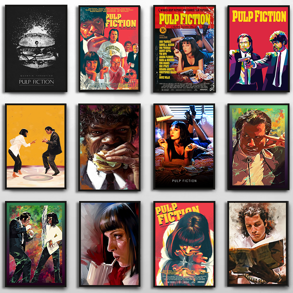 Classic Movie Pulp Fiction Pos - Home Bar And Theater ulasan dan harga