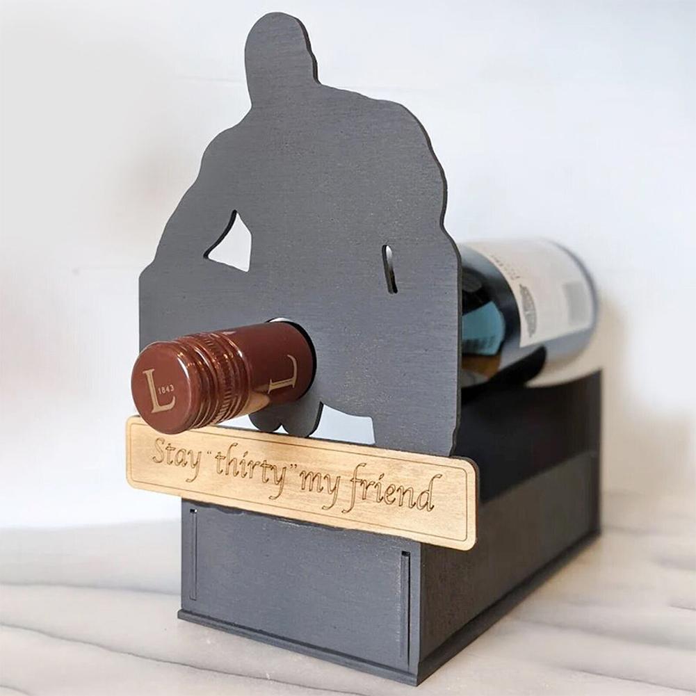 Creative Wine Bottle Display S - Home Bar Stand ulasan dan harga