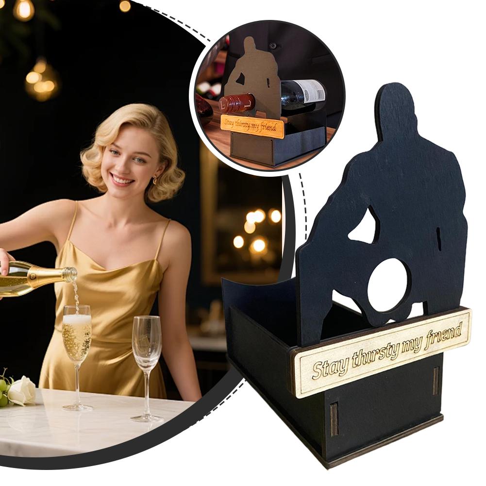 Creative Wine Bottle Display S - Home Bar Stand ulasan dan harga