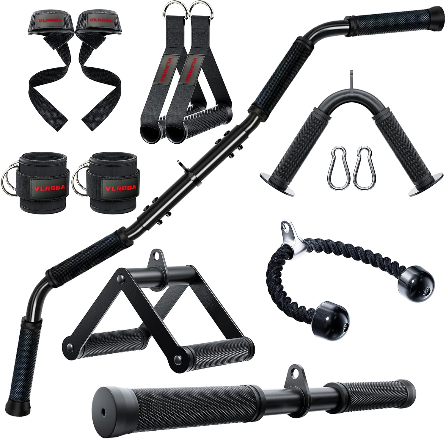 Home Gym Cable Attachments Set - Home Bar Set ulasan dan harga