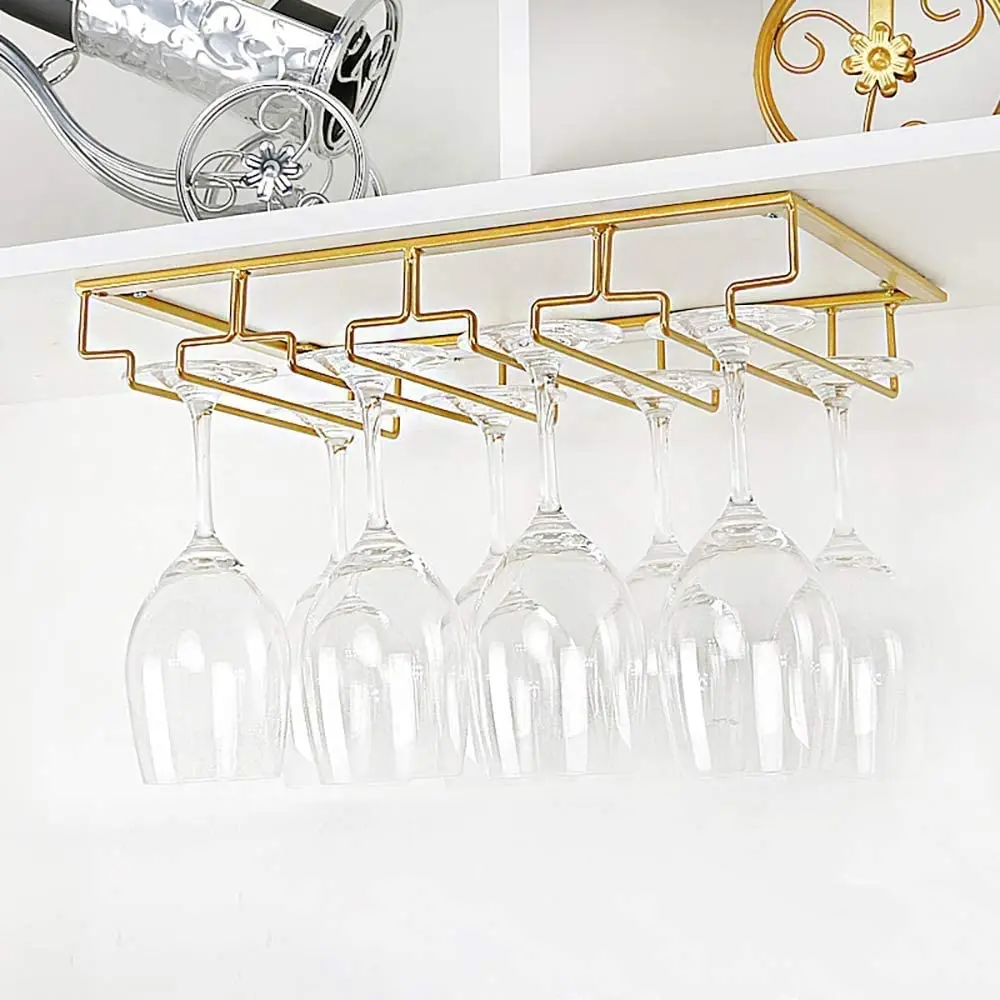 Wine Glass Hanger Rack for Bar - Home Bar And Cabinet ulasan dan harga