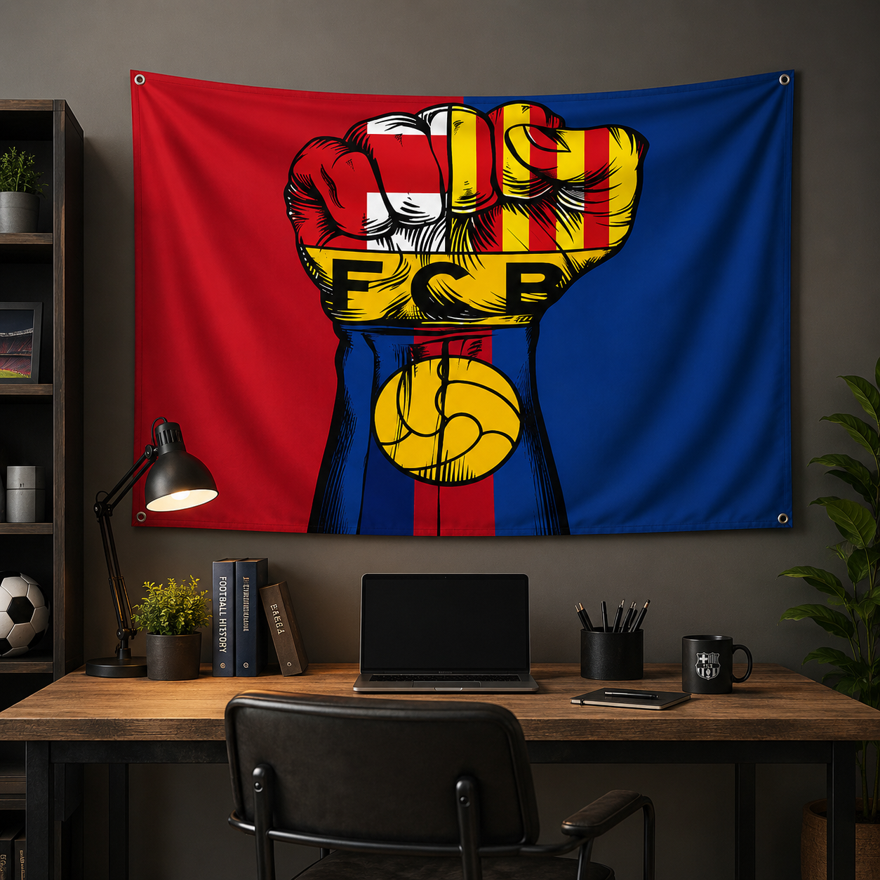Barcelona Theme Backdrop Tapes - Home Barcelona ulasan dan harga