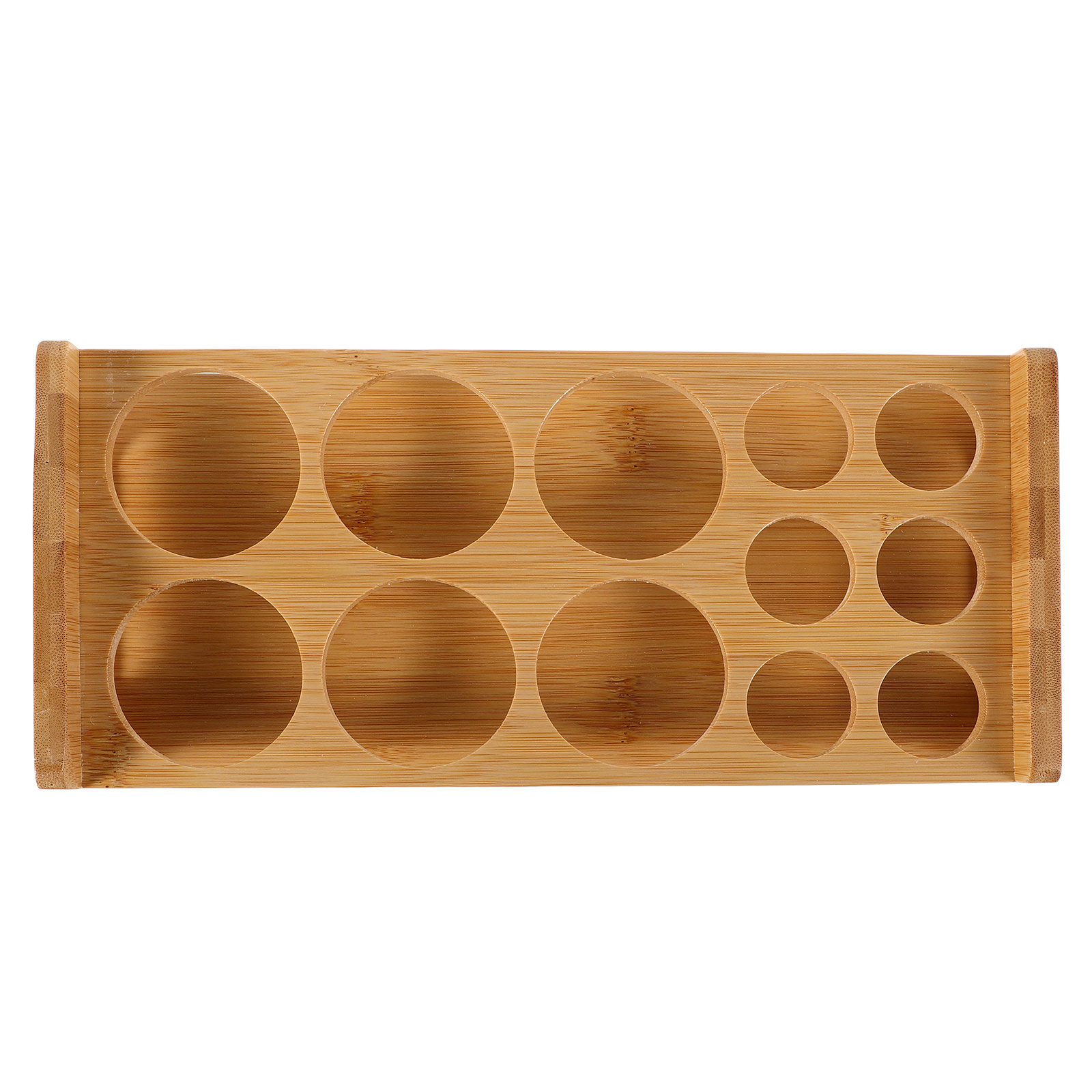 Bamboo Shot Glass Holder Organ - Home Bar Stand ulasan dan harga