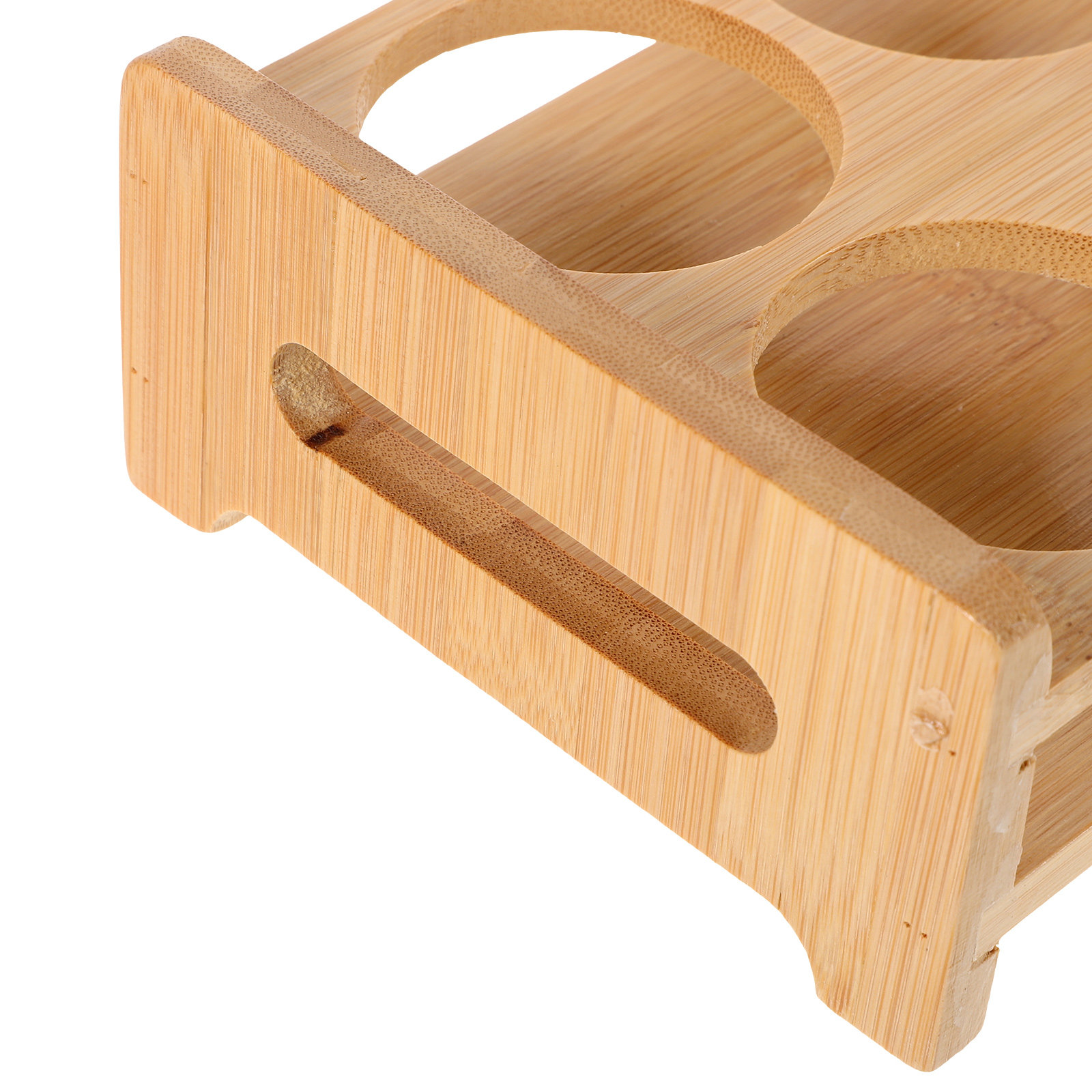Bamboo Shot Glass Holder Organ - Home Bar Stand ulasan dan harga