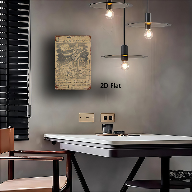 2D Flat, 1pc, Metal Sign, Tin  - Home Bar And Kitchen ulasan dan harga