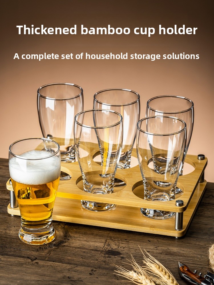 Thickened Crystal Beer Glasses - Home Bar Set ulasan dan harga