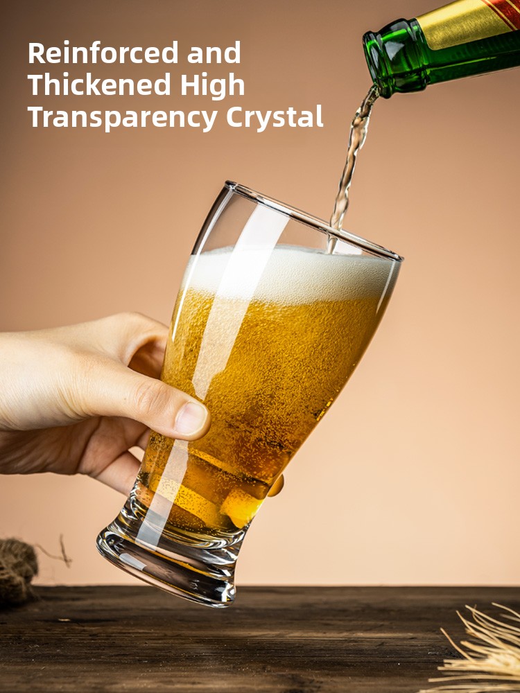 Thickened Crystal Beer Glasses - Home Bar Set ulasan dan harga