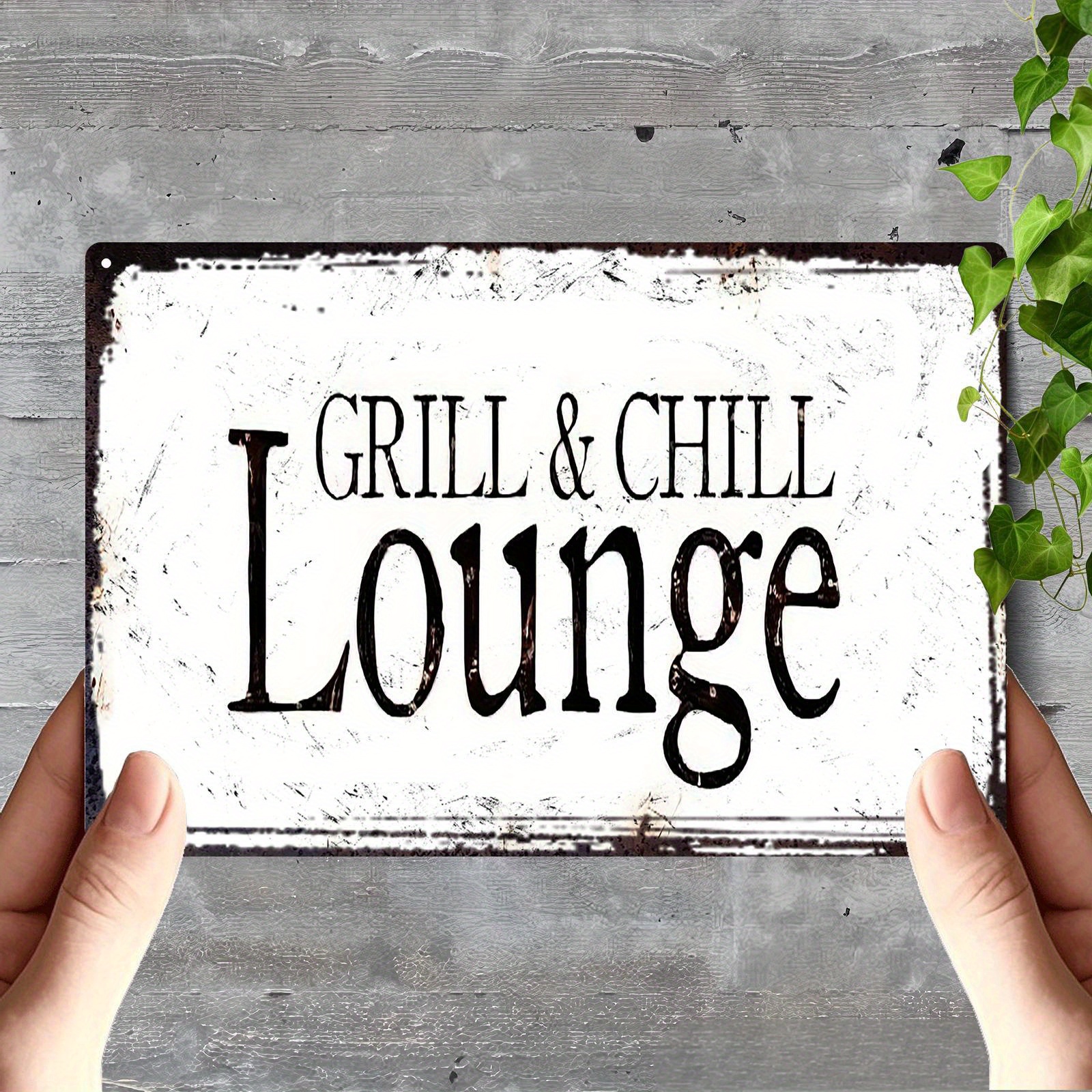 Tin Sign - Vintage Grill & Chi - Home Bar Lounge ulasan dan harga