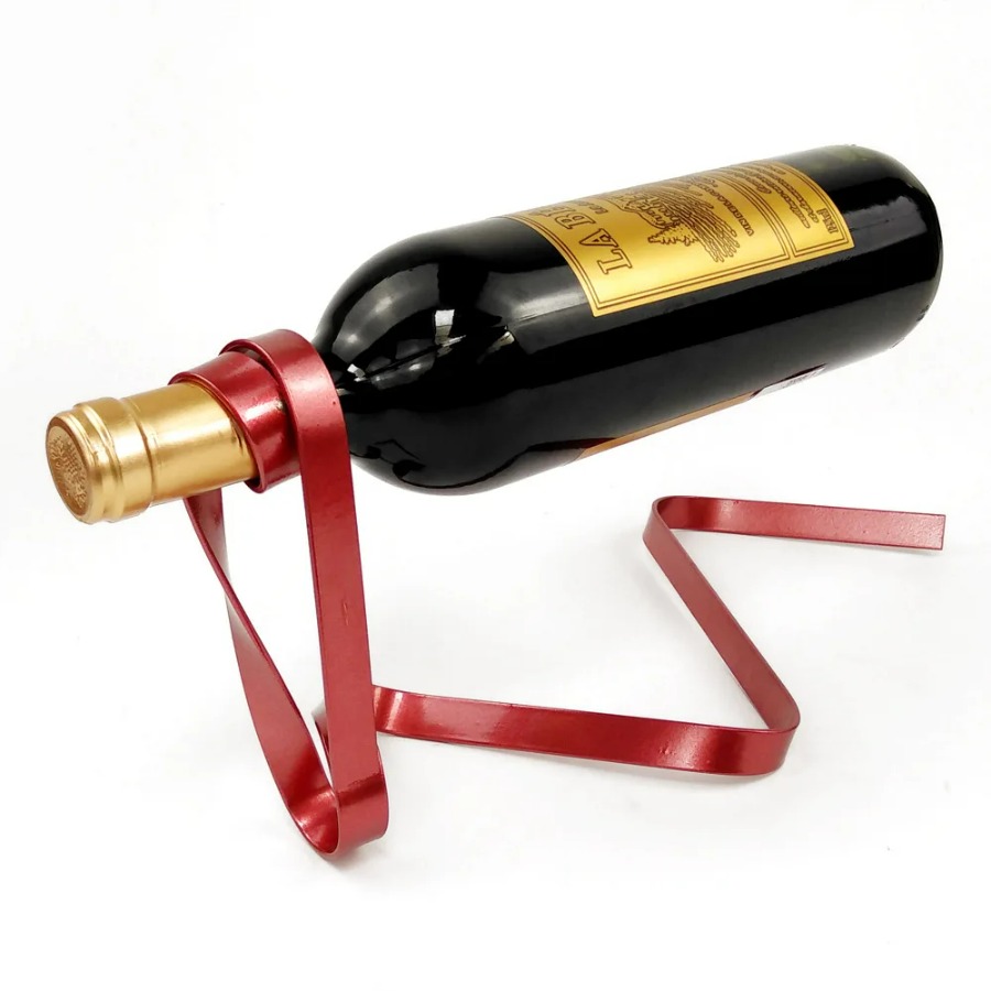 Colorful Ribbon Iron Wine Bott - Home Bar And Cabinet ulasan dan harga
