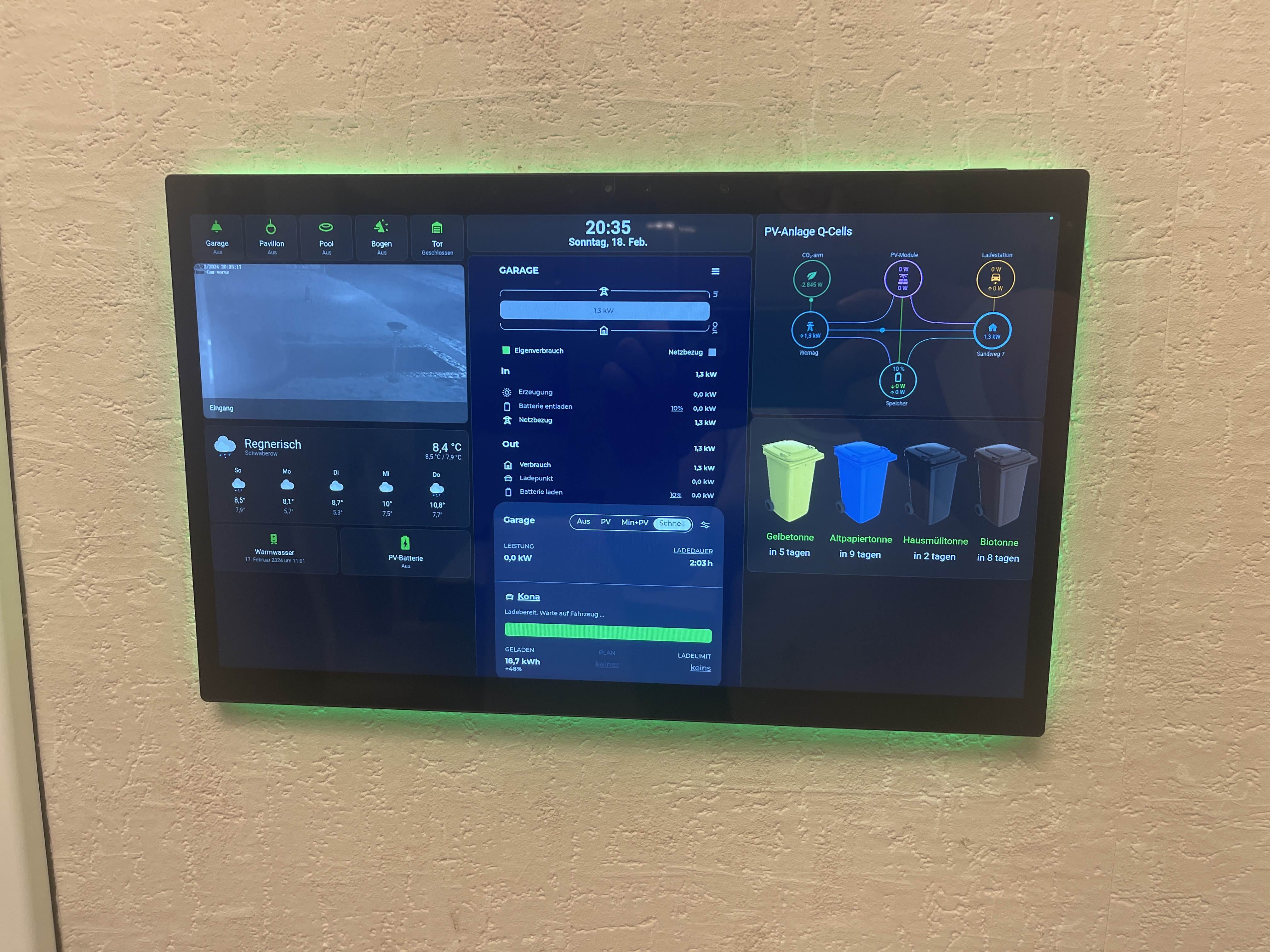 15.6 Inch InWall Smart Home Co - Home Bar Android ulasan dan harga